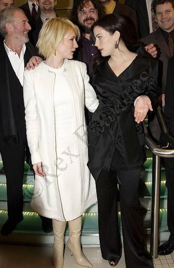 with Cate Blanchett, at The Two Towers London's Premiere, December 11th 2002