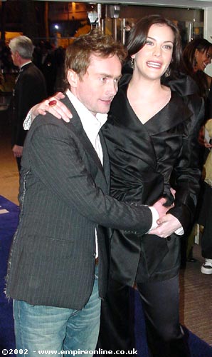 with fiance - Royston Langdon