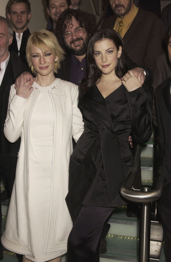 with Cate Blanchett and Peter Jackson