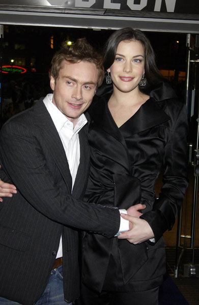 with fiance - Royston Langdon