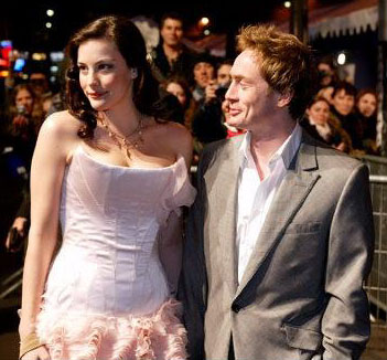 with fiance Royston Langdon