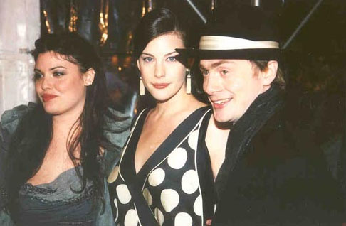 with Mia Tyler and Royston Langdon - at The Two Towers Premiere, New York, December 5th 2002