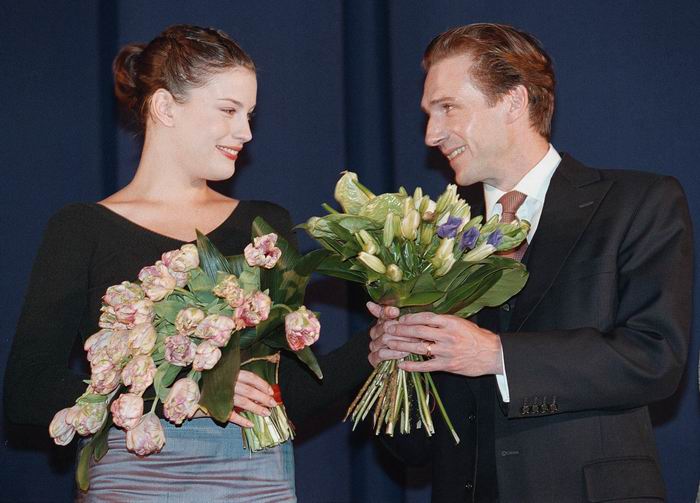 with Ralph Fiennes