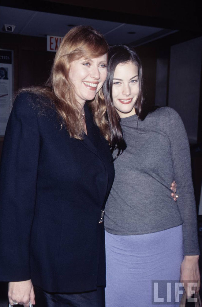 with mom - Bebe Buell
