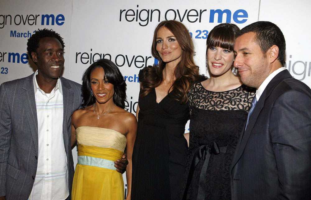 with Don Cheadle, Jada Pinkett Smith, Saffron Burrows and Adam Sandler