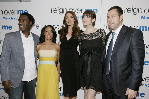 with Don Cheadle, Jada Pinkett Smith, Saffron Burrows and Adam Sandler