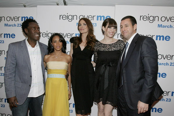 with Don Cheadle, Jada Pinkett Smith, Saffron Burrows and Adam Sandler