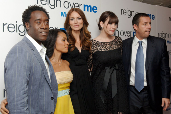 with Don Cheadle, Jada Pinkett Smith, Saffron Burrows and Adam Sandler