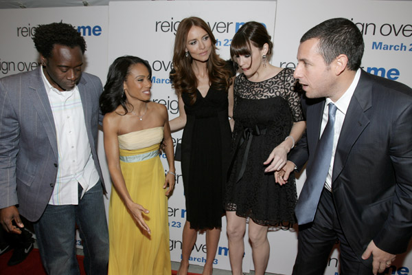 with Don Cheadle, Jada Pinkett Smith, Saffron Burrows and Adam Sandler