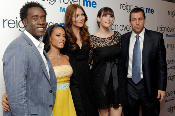 with Don Cheadle, Jada Pinkett Smith, Saffron Burrows and Adam Sandler