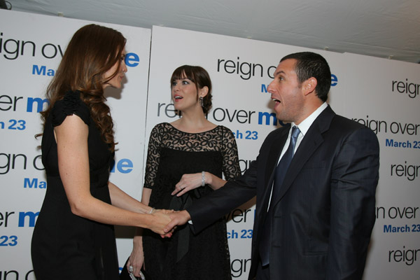 with Saffron Burrows and Adam Sandler