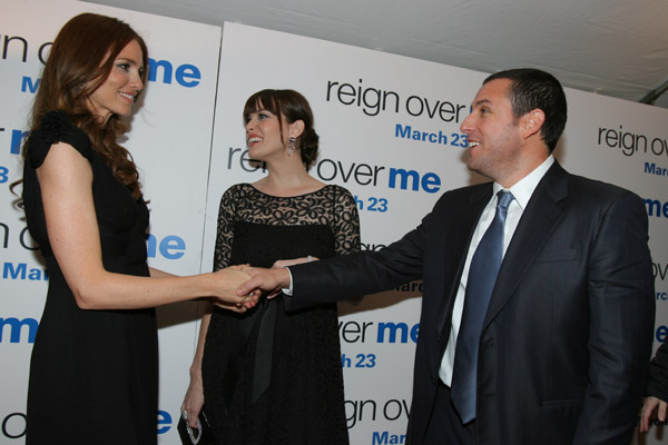 with Saffron Burrows and Adam Sandler