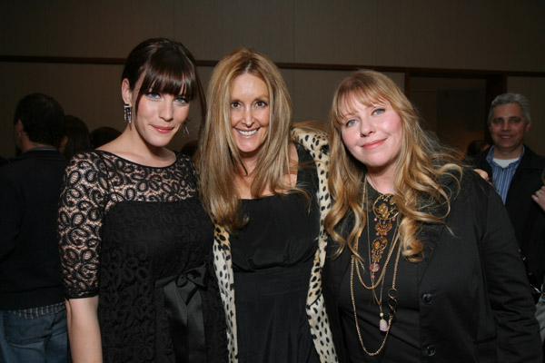 with Valerie Van Galder and mom Bebe Buell