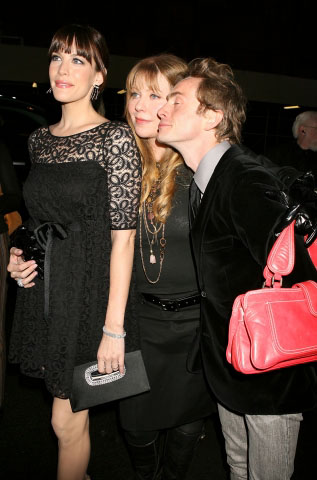 with mom Bebe Buell and husband Royston Langdon