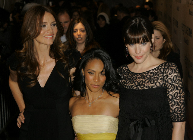 with Saffron Burrows and Jada Pinkett Smith