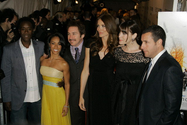 with Don Cheadle, Jada Pinkett Smith, Mike Binder, Saffron Burrows and Adam Sandler