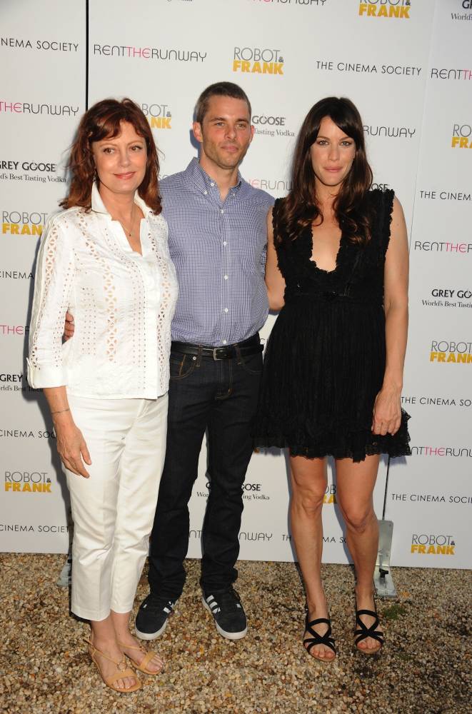 with Susan Sarandon and James Marsden