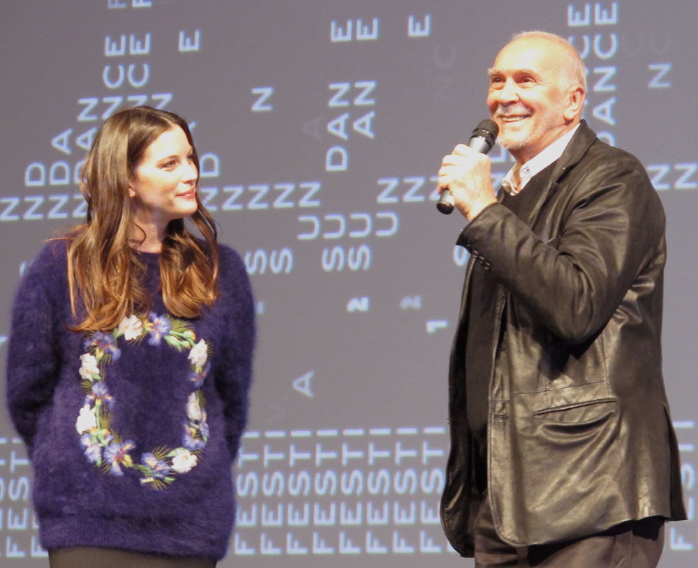 with Frank Langella