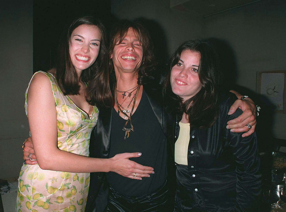 with Steven and Mia Tyler