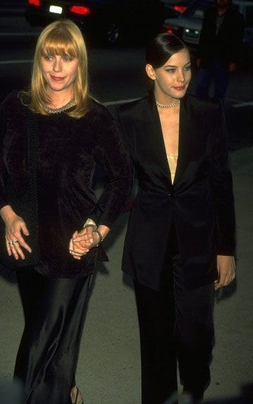 with mom - Bebe Buell, at Stealing Beauty Premiere