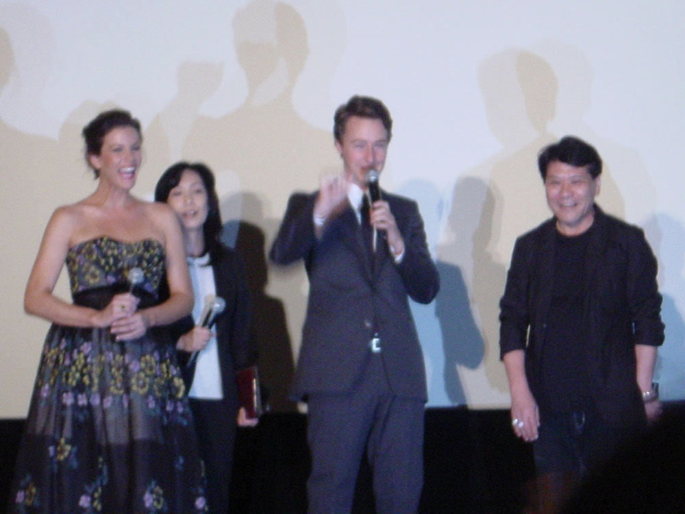 with Edward Norton