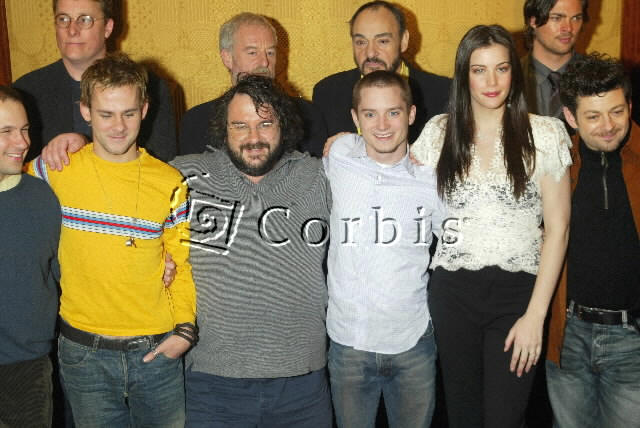 LOTR cast, at The Two Towers press conference, Paris, December 10th 2002