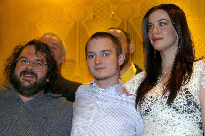 with Peter Jackson and Elijah Wood