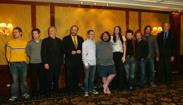 with LOTR Cast