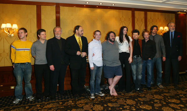 with LOTR Cast