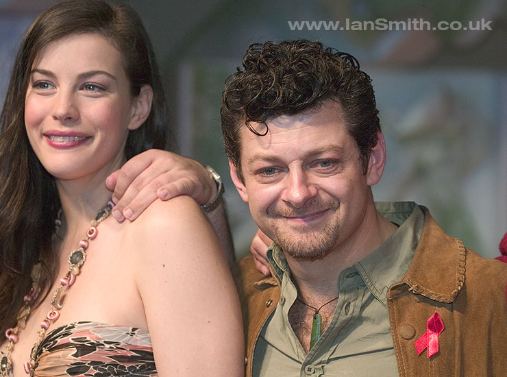 with Andy Serkis - at The Return Of The King Press Conference, Wellington, December 1st 2003Photo by Ian Smith