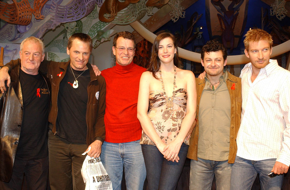 with LOTR cast