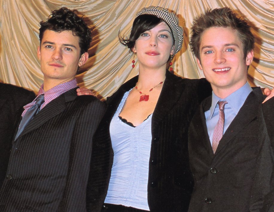 with Orlando Bloom and Elijah Wood