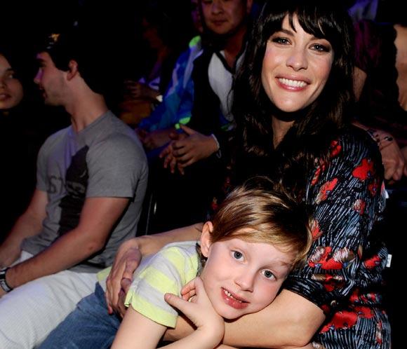 with son Milo 