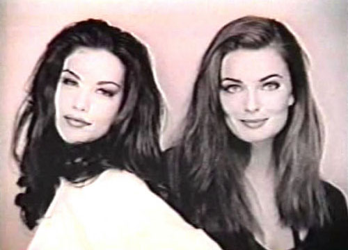 With Paulina Porizkova