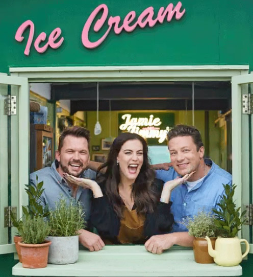 with Jimmy Doherty and Jamie Oliver
