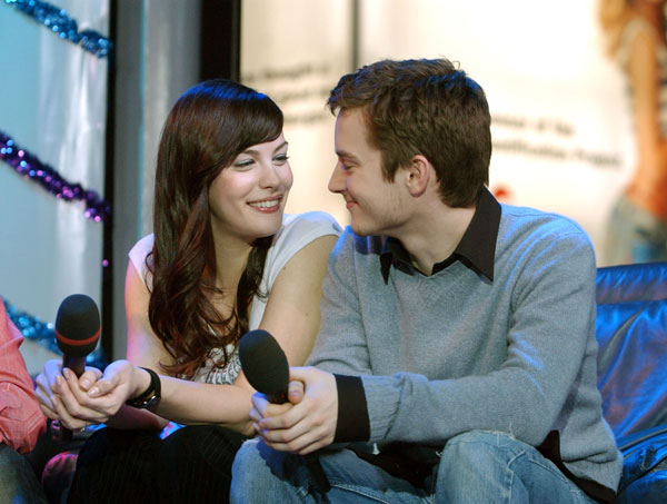 with Elijah Wood - at MTV TRL