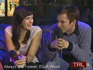 with Elijah Wood - at MTV TRL