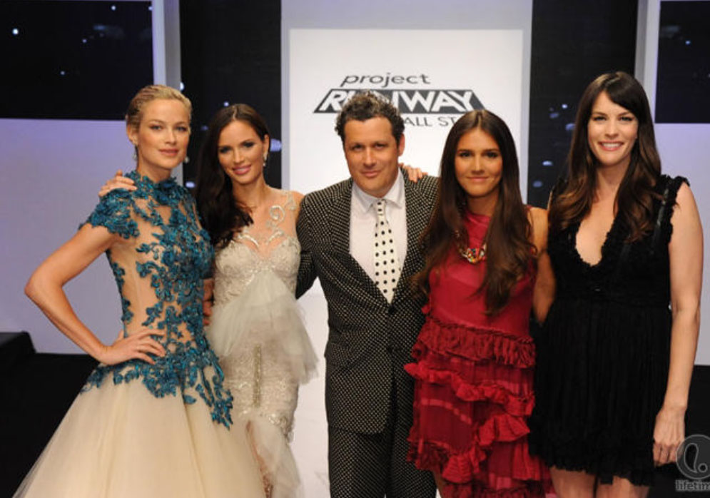 with Carolyn Murphy, Georgina Chapman, Isaac Mizrahi and Margherita Missoni