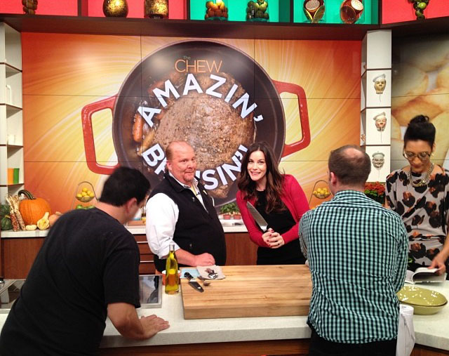 with with Mario Batali and Carla Hall