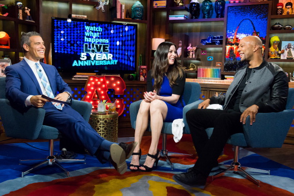 with Andy Cohen and Common
