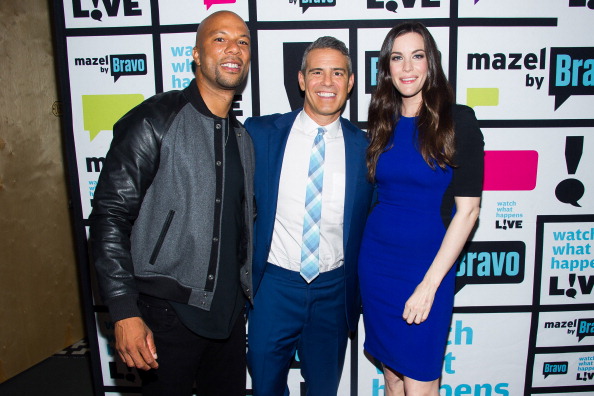 with Andy Cohen and Common