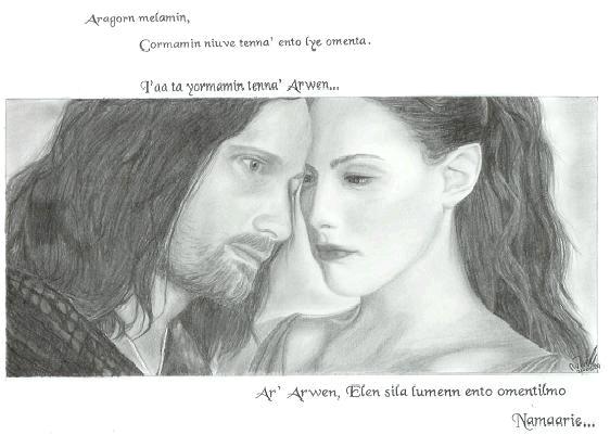 Author: Nienke van ZutphenComments: Arwen and Aragorn