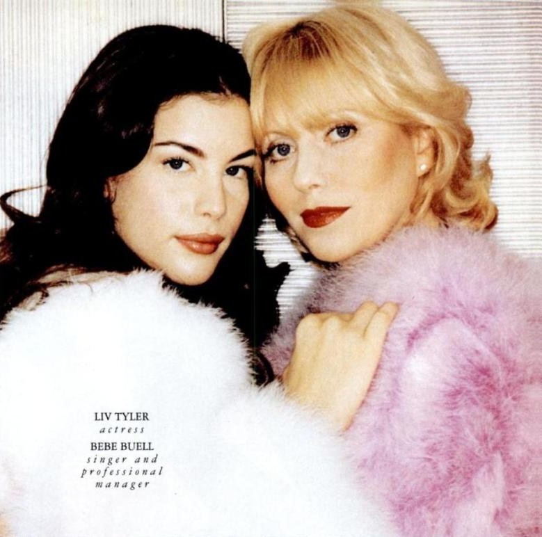with mom - Bebe Buell