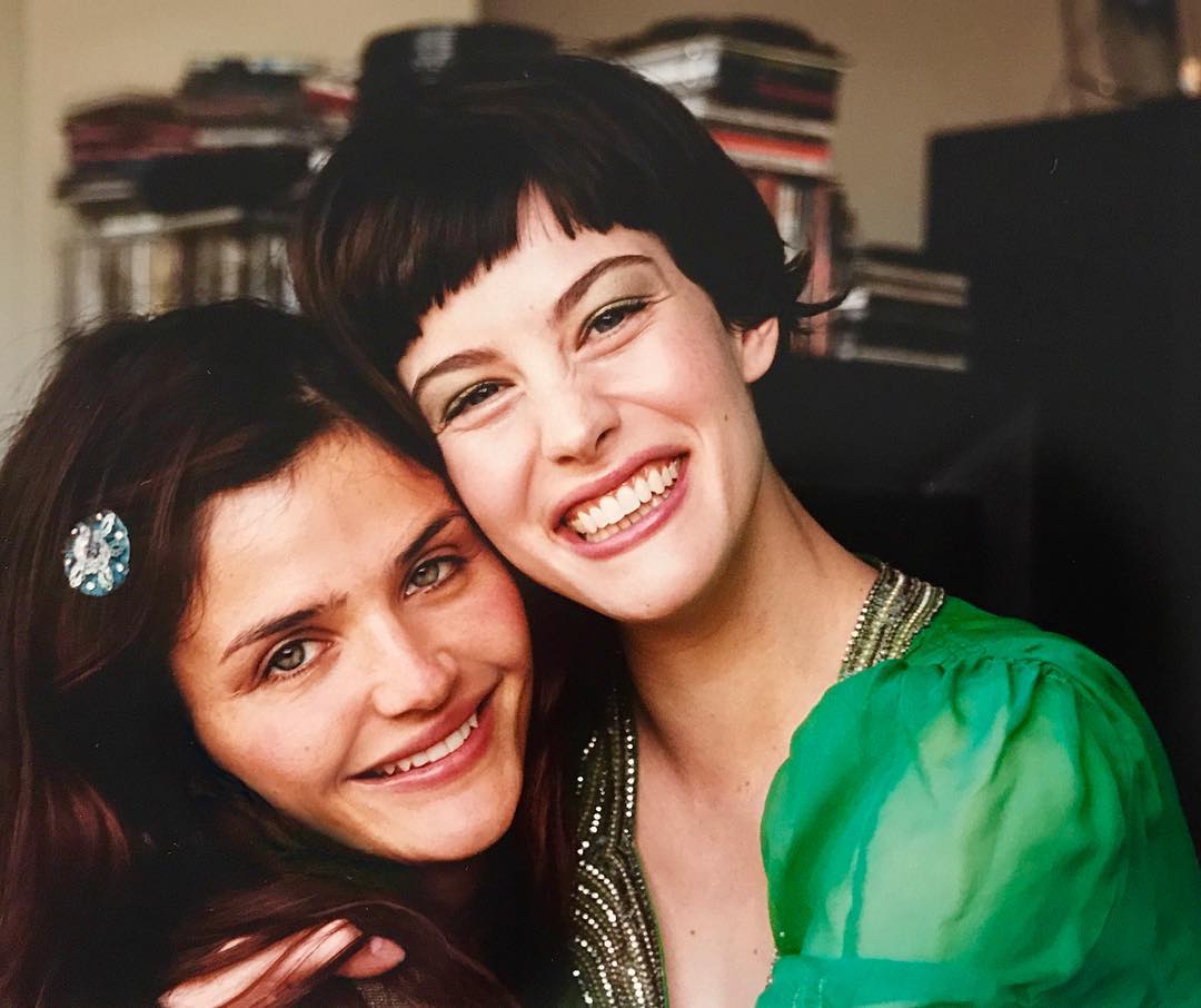 with Helena Christensen
