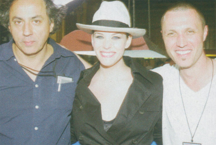 from French 'Vogue', June 2003 - filming Givenchy commercial in Paris