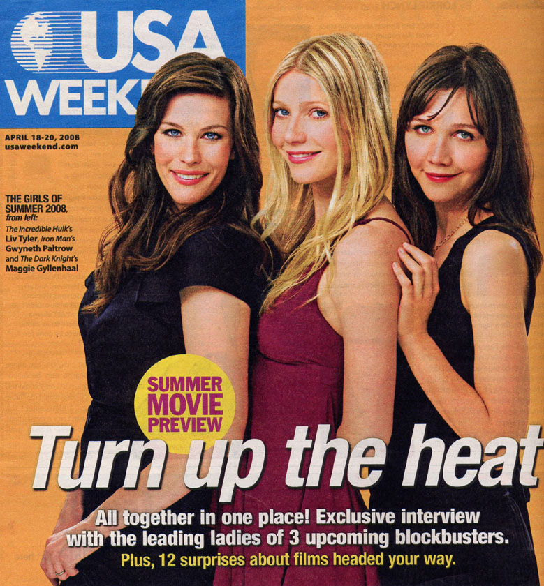 USA Weekend Cover - with Gwyneth Paltrow and Maggie Gyllenhaal