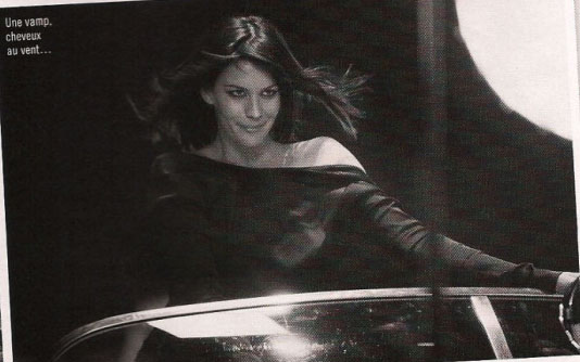 filming 'Very Irresistible Givenchy' TV commercial