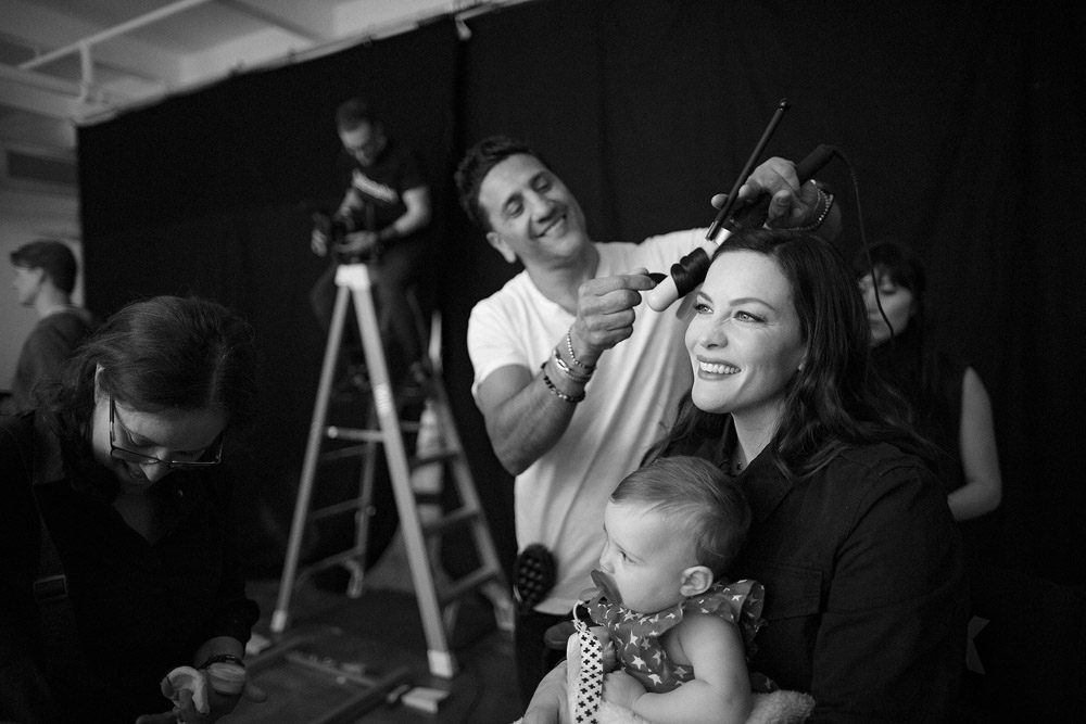 On the set - with Lula