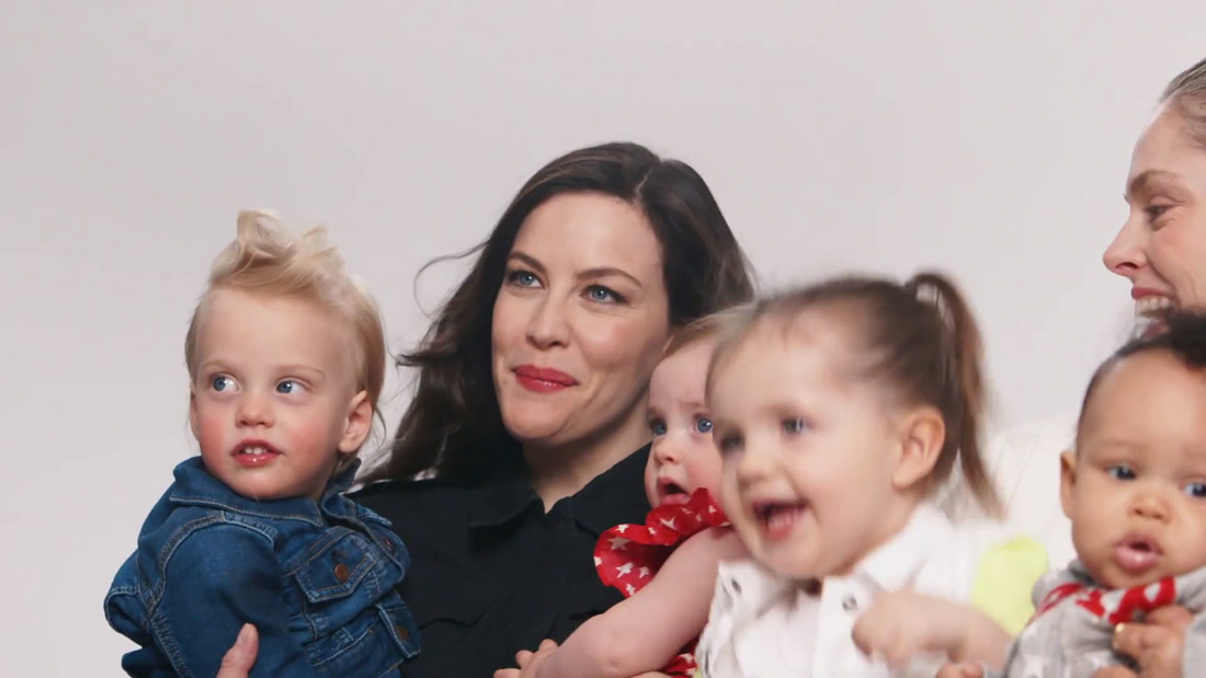 with Sailor, Lula, Ioni Conran, Hunter Bell and Coco Rocha