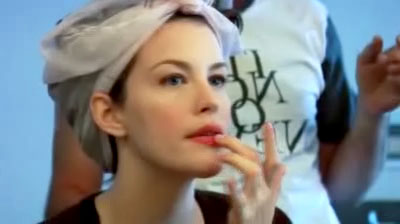 from the photoshoot in New York
